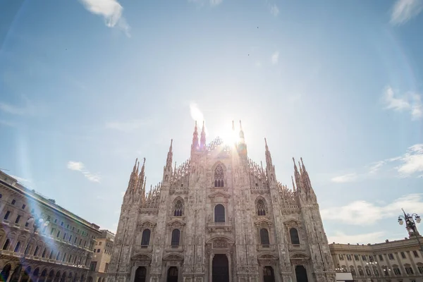 Milan Cathedral Duomo Milano Gothic Church Located Historical Center Milan — Stock Photo, Image