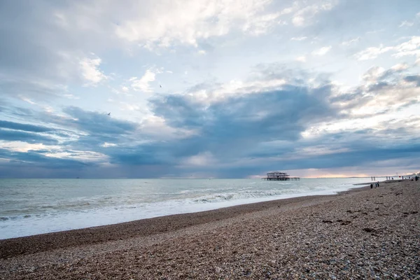 Brighton Beach in Inghilterra — Foto Stock