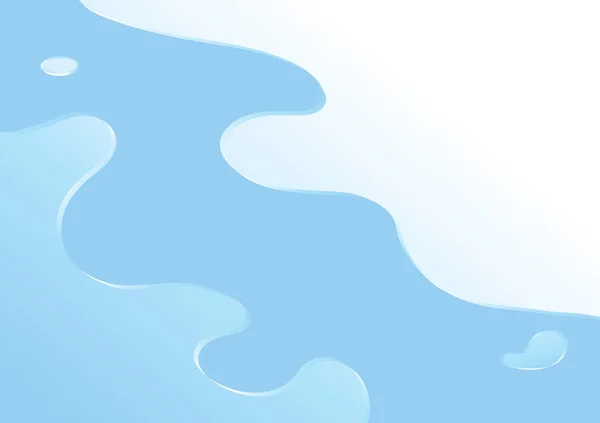 蓝色浆液流体液塑造现代概念背景 — 图库矢量图片