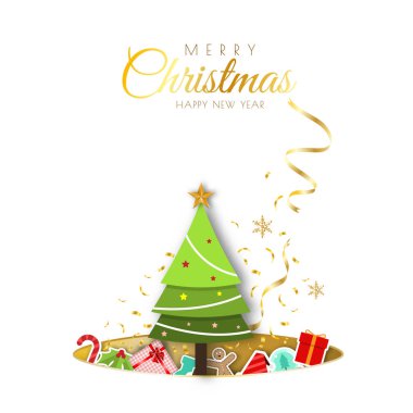 Mutlu Noeller. Minimum dekoratif tasarım.