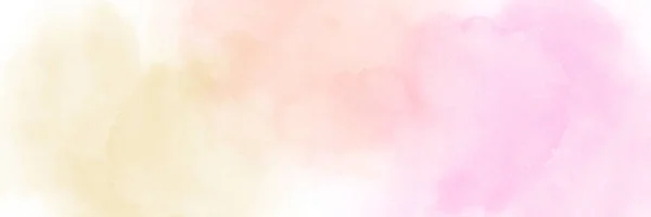 연노랑 분홍빛 물색을 배경으로 팜플렛 포스터 장식하는 예술적 착색하라 — 스톡 벡터