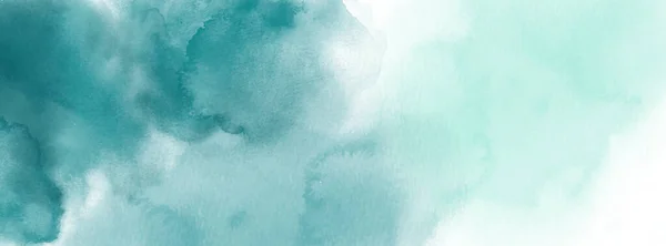 Абстрактный Темно Зеленый Акварельный Фон Пятно Художественный Вектор Используемый Качестве — стоковый вектор