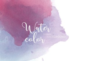 Soyut yüzey suluboya arkaplanı. Başlık, broşür, poster, kart, kapak ya da afiş dekoratif tasarımında bir element olarak kullanılan lekeli sanatsal vektör.