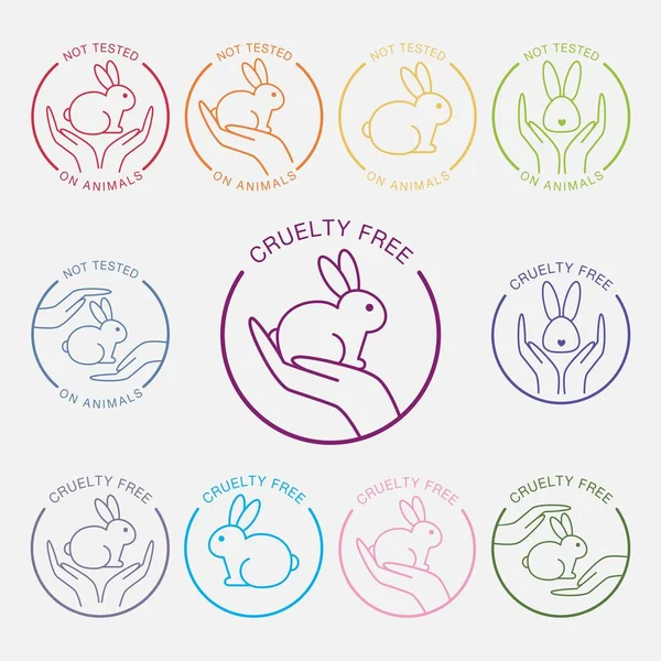 Simge test hiç hayvan yok. Hayvan gaddarlık ücretsiz simge.