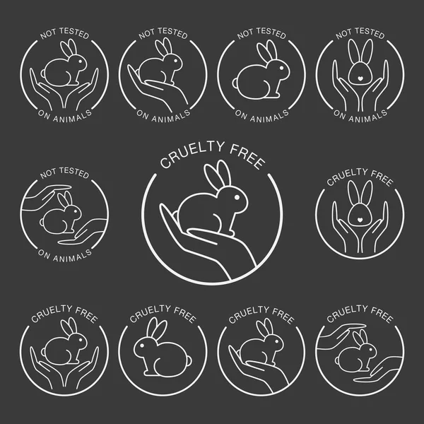 Simge test hiç hayvan yok. Hayvan gaddarlık ücretsiz simge.