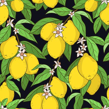 Limonlu pürüzsüz desen.