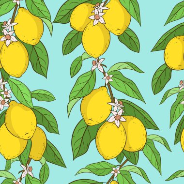 Limonlu pürüzsüz desen.