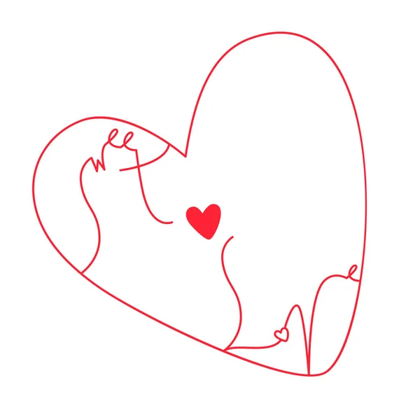 desenho de linha de coração humano realista pintado à mão 13798901 Vetor no  Vecteezy