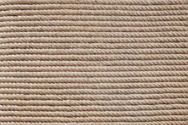 Rope stacking in horizontal pattern, texture abstract background — Stock Photo, Image