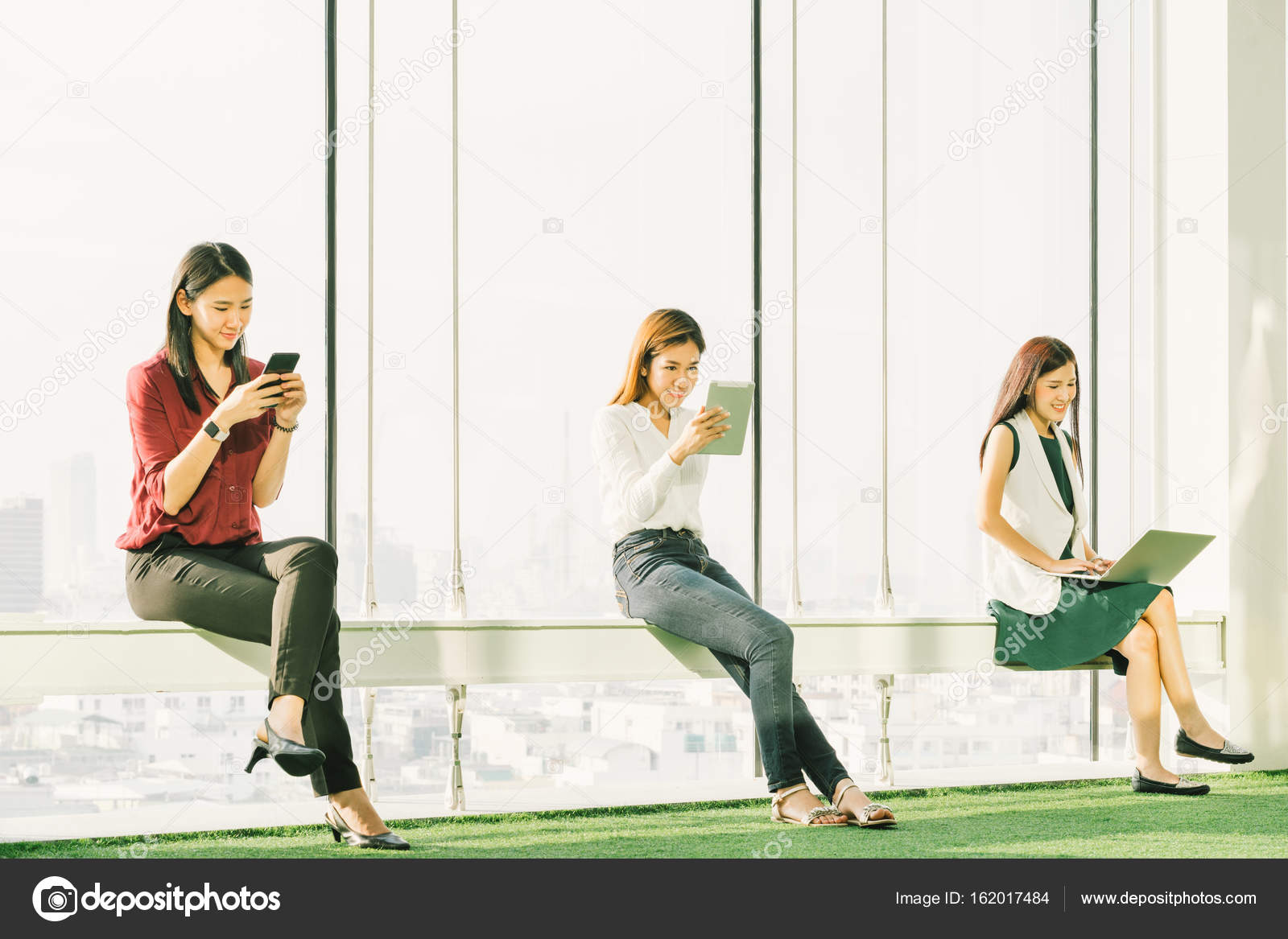 asian girls office Asian girls office