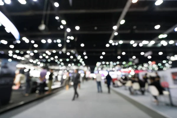 Blur Defocused Background Public Exhibition Hall Business Tradeshow Job Fair — Stock Photo, Image