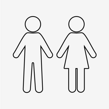 Erkek ve kadın ikonu