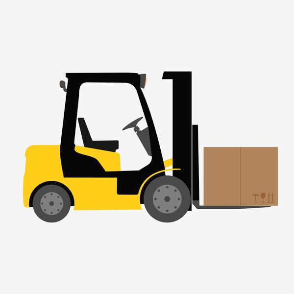 Автопогрузчик изолирован
