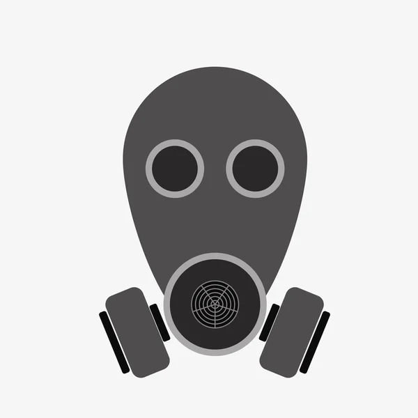 Respirator icon on white background — Stock Vector