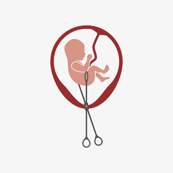 Potrat je osobní rozhodnutí — Stockový vektor