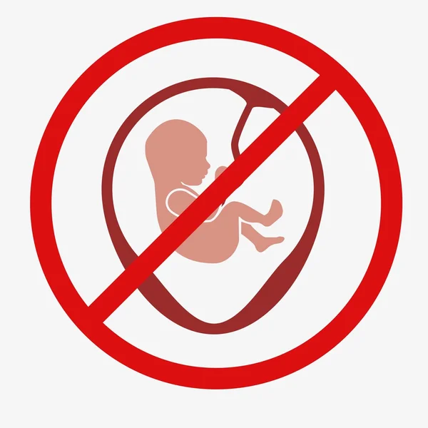 Embryo-Phase der Geburt — Stockvektor