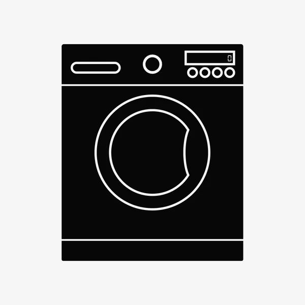 Washing machine on isolated background. — Stock Vector