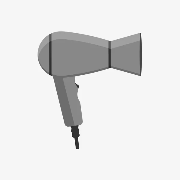 Hair dryer isolated on white — Stock Vector