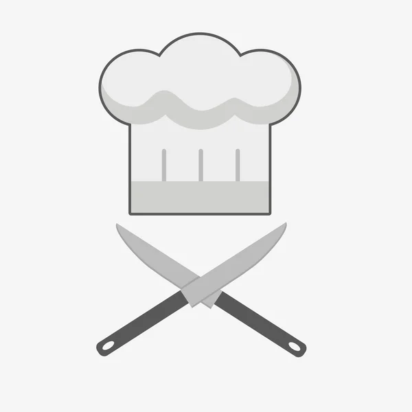 Kocken hatt tecken ikonen. — Stock vektor