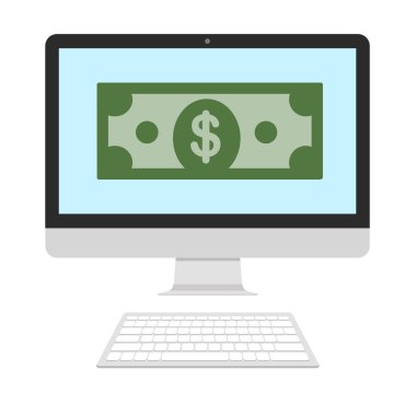 ekran üzerinde para