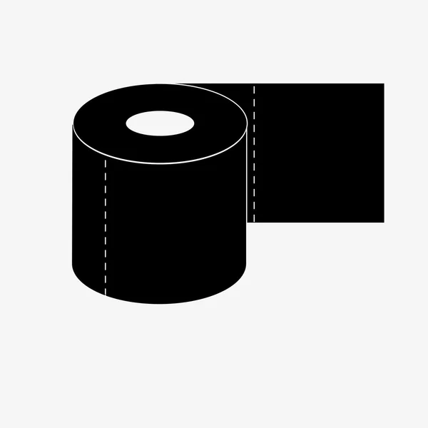 Icono de papel higiénico — Vector de stock