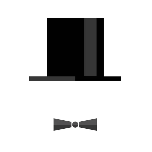 Gentleman ikona izolovaných na bílém pozadí. Vektorové grafiky. — Stockový vektor