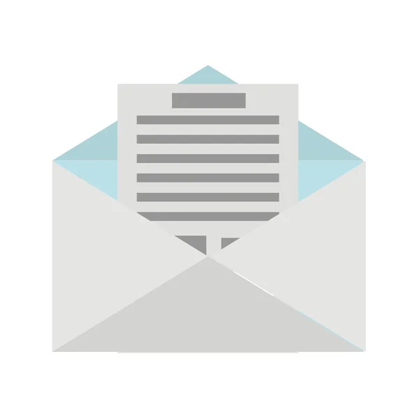Ikona otevřené poštovní — Stockový vektor