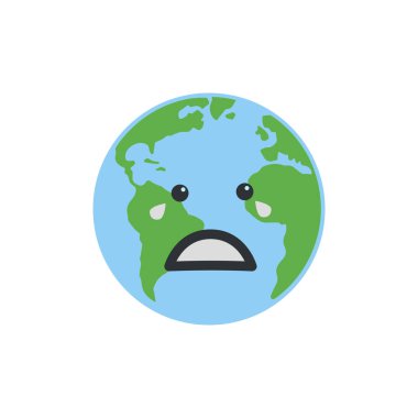 Beyaz arka plan üzerinde izole dünya Küre