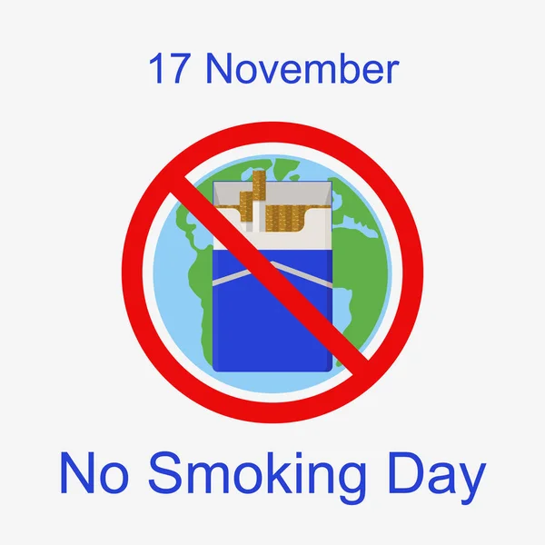Mundo não fumar dia . — Vetor de Stock