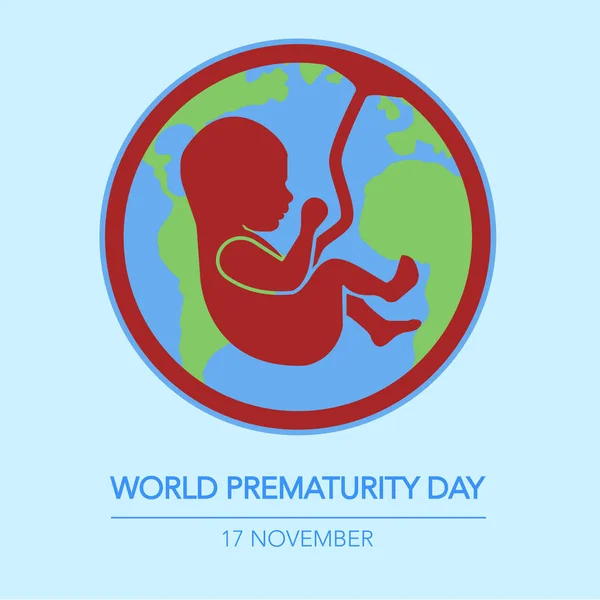 Всесвітній день prematurity — стоковий вектор