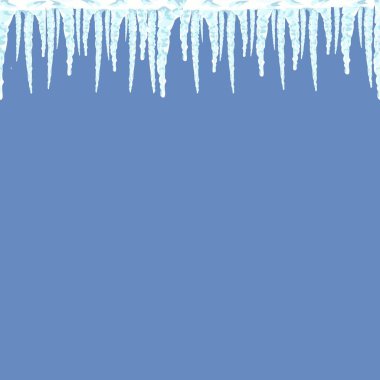 Buz sarkıtları seamless modeli