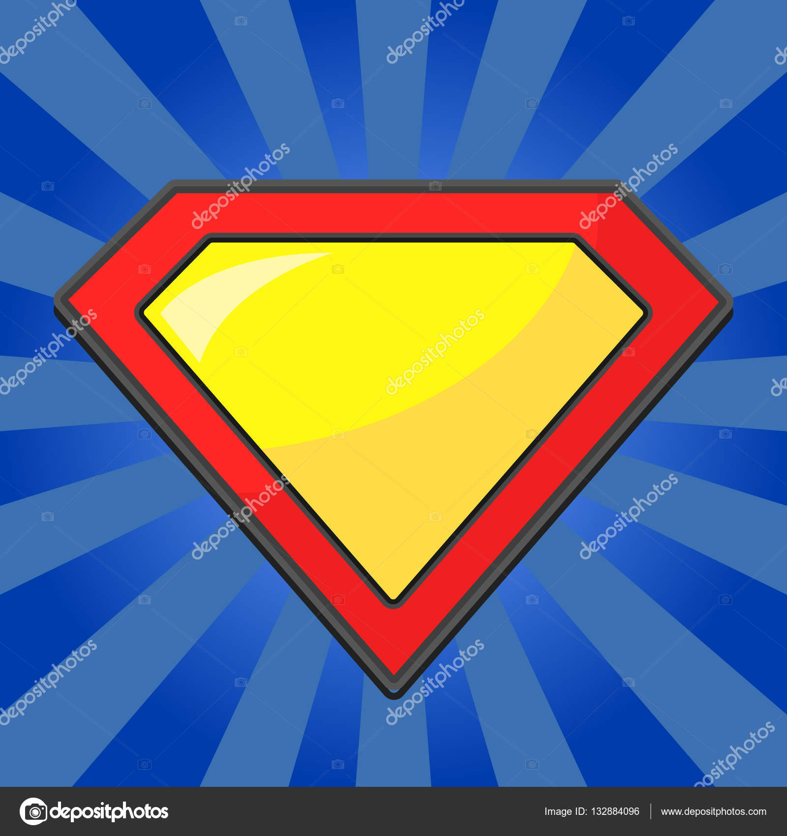 Superhero Logo Template Stock Vector Image By C Hlivnyk A Gmail Com 132884096