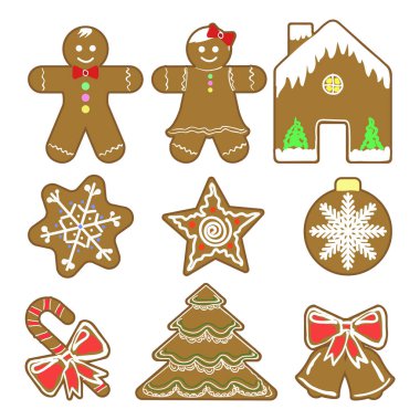 Farklı gingerbreads kümesi