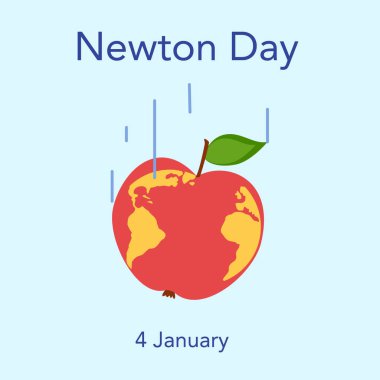Newton gün illüstrasyon