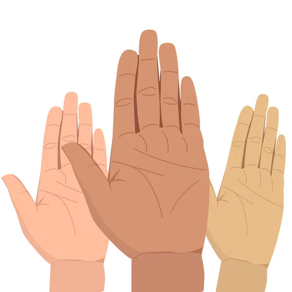 Ilustracja dłoni ręki — Wektor stockowy
