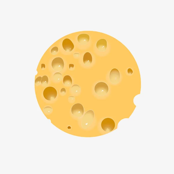 Кусок сыра — стоковый вектор