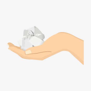 buruşuk kağıt topu