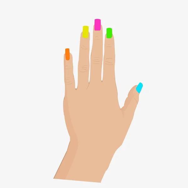 Hand vectorillustratie — Stockvector