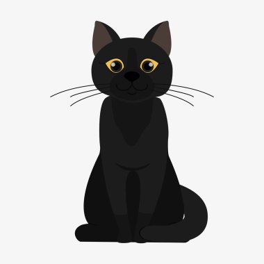 kedi vektör çizim