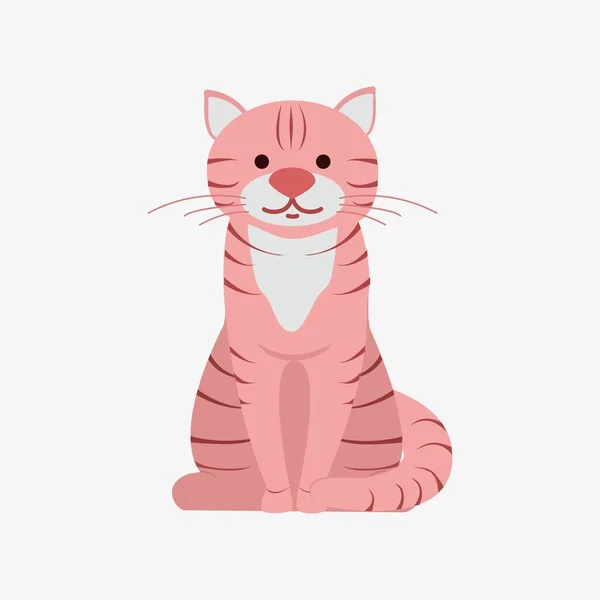 Illustrazione vettoriale gatto — Vettoriale Stock