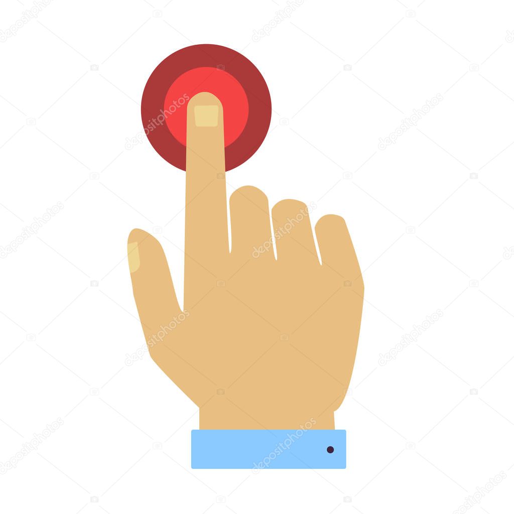 Touch icon vector