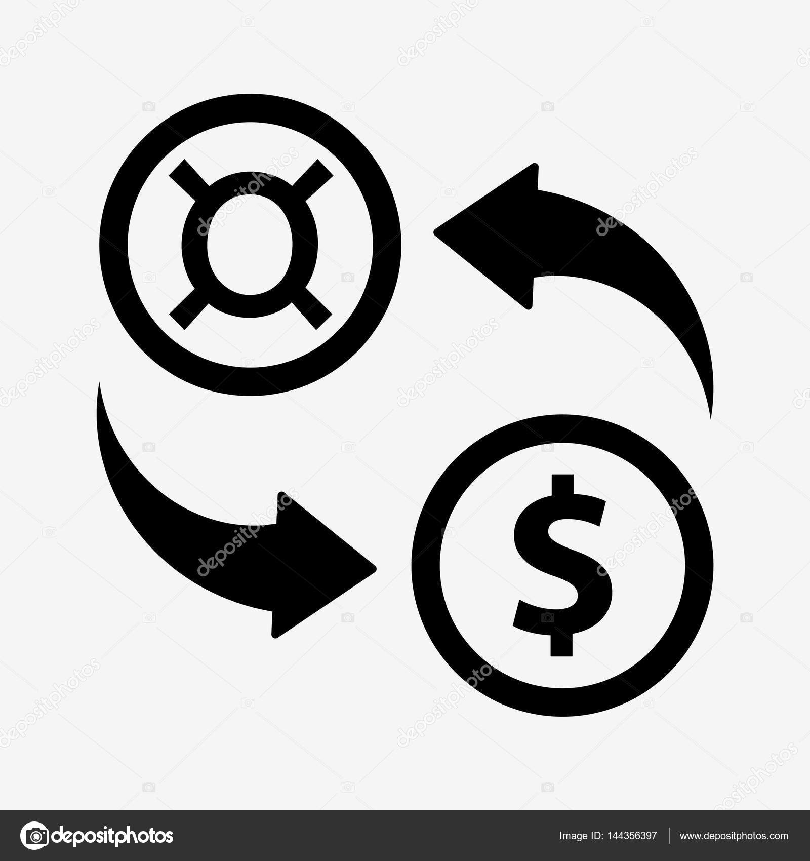 돈바꿔 주는 아이콘 스톡 벡터 - ©hlivnyk.a.gmail.com 144356397