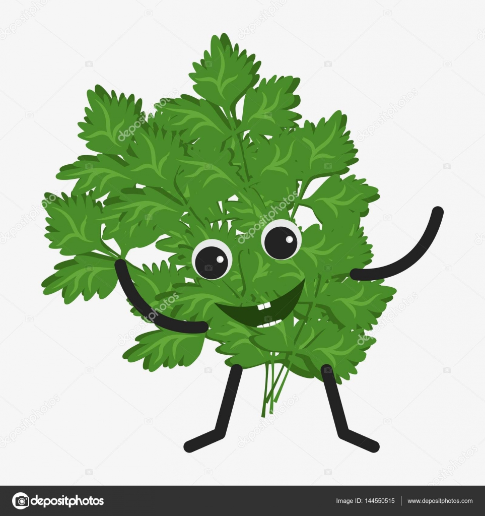 Parsley Cartoon Clipart