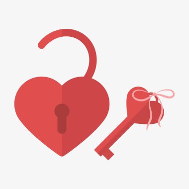 kalp kilit simgesi