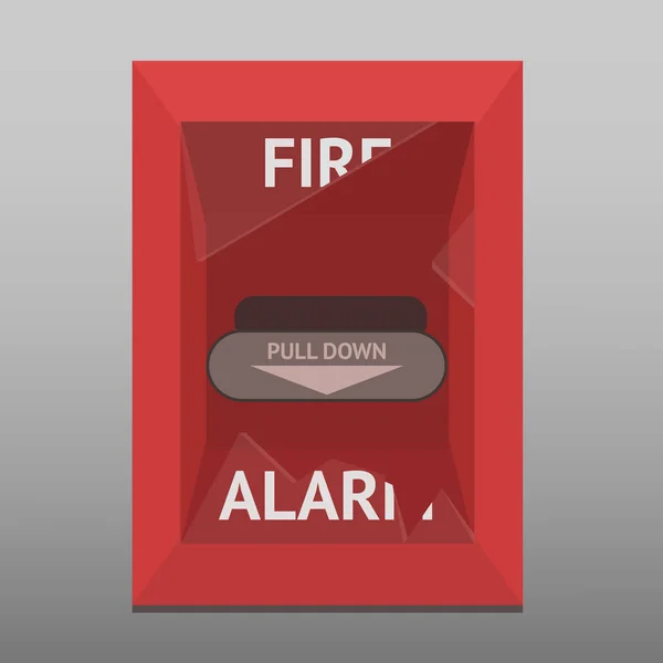 Ilustración alarma de incendio — Archivo Imágenes Vectoriales