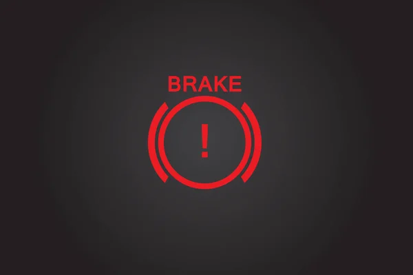 Symbol für Bremsprobleme — Stockvektor