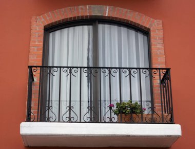 Meksika'da romantik balkon 