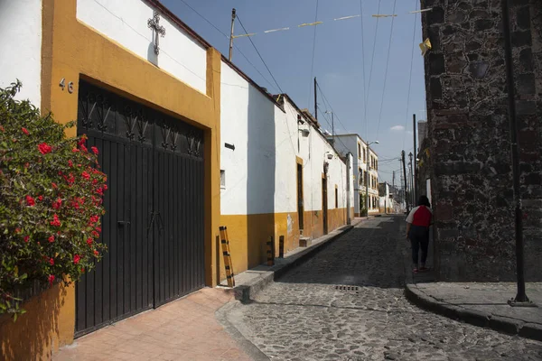 Straten Mexico Stad Beschouwd Als Een Pittoreske Rustieke Magische Stad — Stockfoto