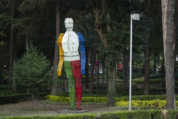 Estatua Parque Hundido Ciudad México — Foto de Stock