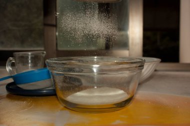 Meksika 'da şekersiz cam elek sağlıklı gurme mutfağı